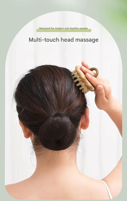 Ox horn comb meridian massage comb,Mother's Day Father's Day Birthday New Year Gift