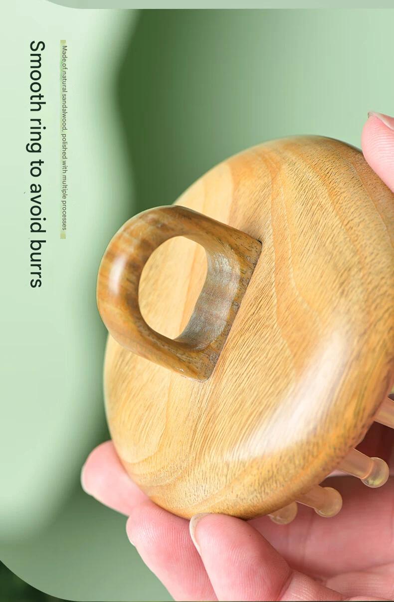 Ox horn comb meridian massage comb,Mother's Day Father's Day Birthday New Year Gift