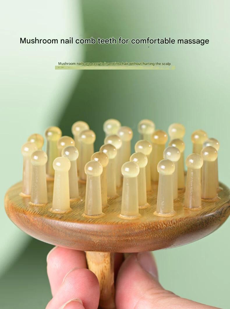 Ox horn comb meridian massage comb,Mother's Day Father's Day Birthday New Year Gift