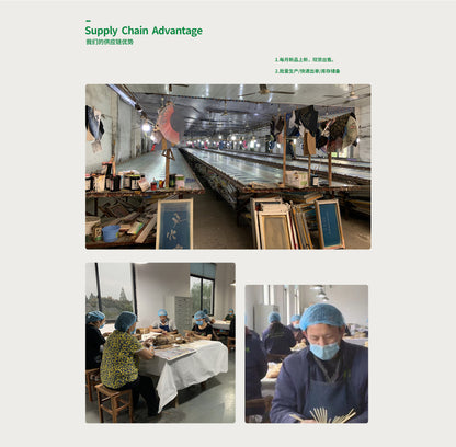 Chinese Style Ancient Fan with Hanfu Cheongsam