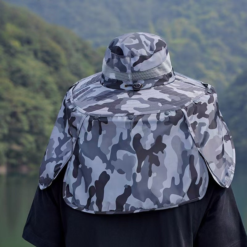 Outdoor fishing hiking Solar Fans hat