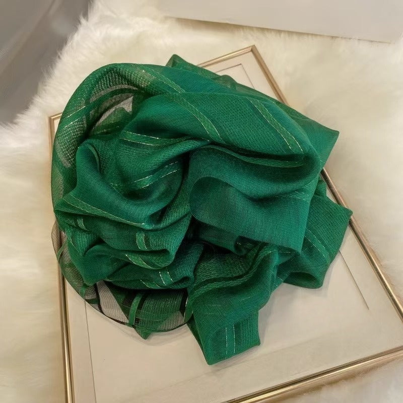 AGOCRIVI mulberry silk wool scarf fall and winter models