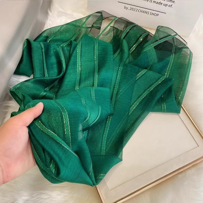 AGOCRIVI mulberry silk wool scarf fall and winter models