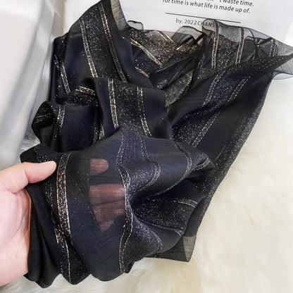 AGOCRIVI mulberry silk wool scarf fall and winter models