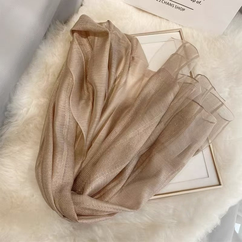 AGOCRIVI mulberry silk wool scarf fall and winter models