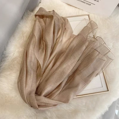 AGOCRIVI mulberry silk wool scarf fall and winter models