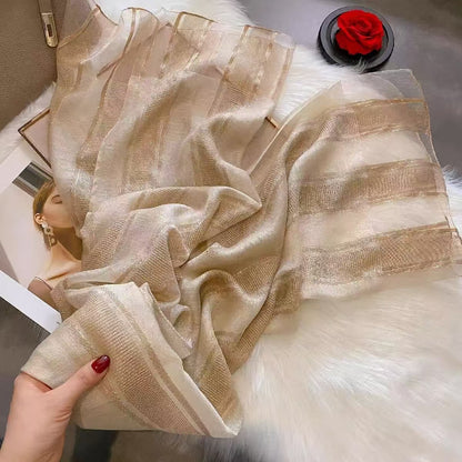 AGOCRIVI mulberry silk wool scarf fall and winter models