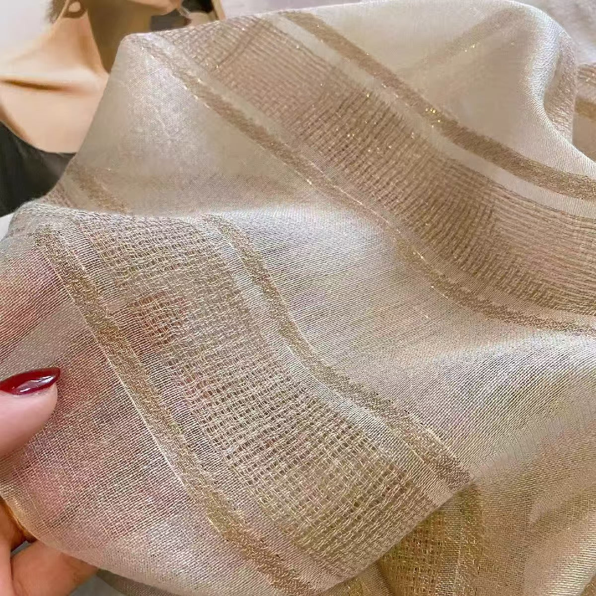 AGOCRIVI mulberry silk wool scarf fall and winter models