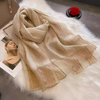 AGOCRIVI mulberry silk wool scarf fall and winter models