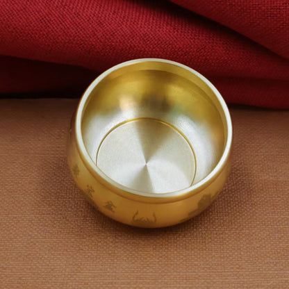 纯铜摆件，聚宝盆香炉家居饰品Solid Copper Decorative Piece, Treasure Pot Incense Burner Home Accessory