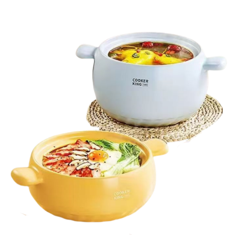 炊大皇砂锅煲耐高温干烧不裂煲仔饭陶瓷煲燃气灶专用Cooking King Sand Pot: High-temperature resistant, does not crack when dry-heated. Ceramic pot for cooking rice, specifically designed for gas stoves.