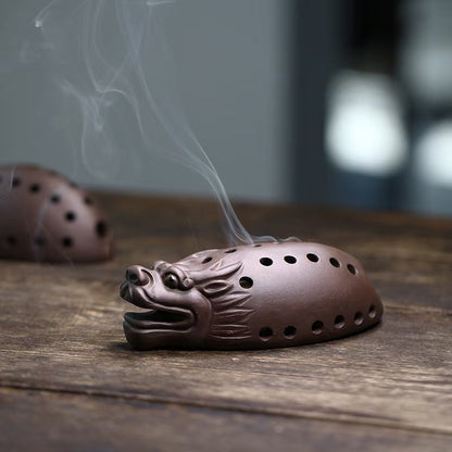 紫砂艾灸会阴灸调理养生貔貅款Purple Clay Moxibustion Perineum Moxibustion Wellness Pi Xiu Design