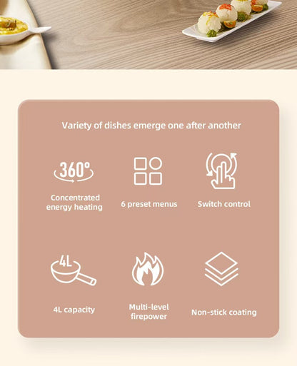 Modern multi-purpose cooking pot