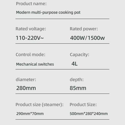 Modern multi-purpose cooking pot