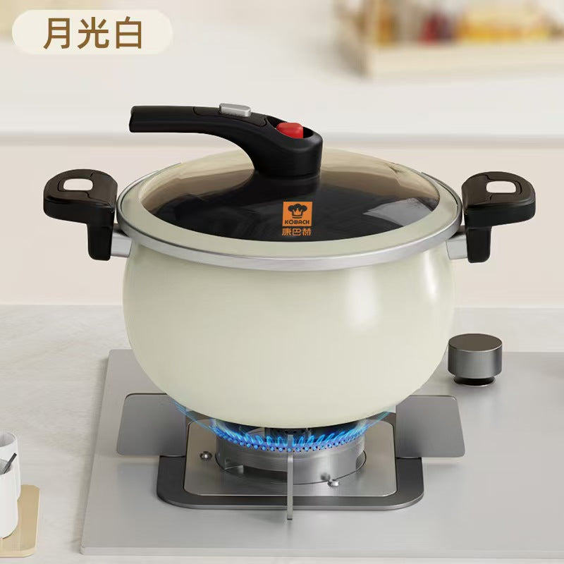 康巴赫珐琅微压锅防溢6.5LEnameled Micro Pressure Cooker 6.5L