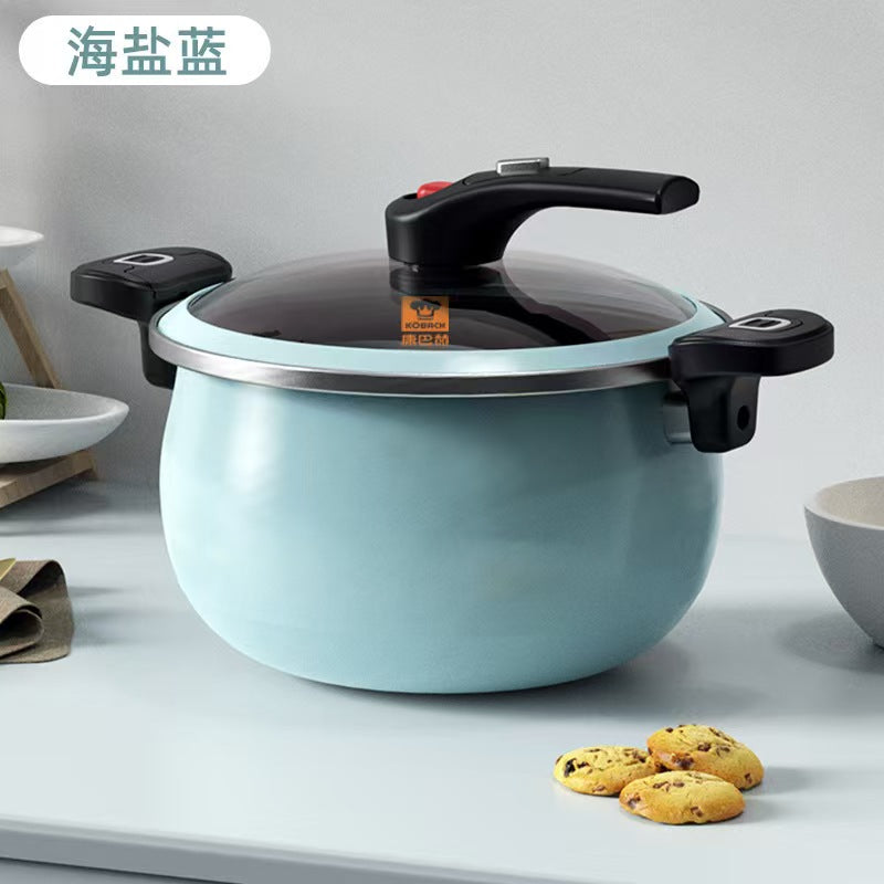 康巴赫珐琅微压锅防溢6.5LEnameled Micro Pressure Cooker 6.5L