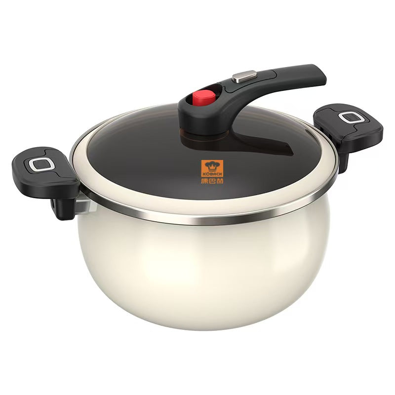康巴赫珐琅微压锅防溢6.5LEnameled Micro Pressure Cooker 6.5L