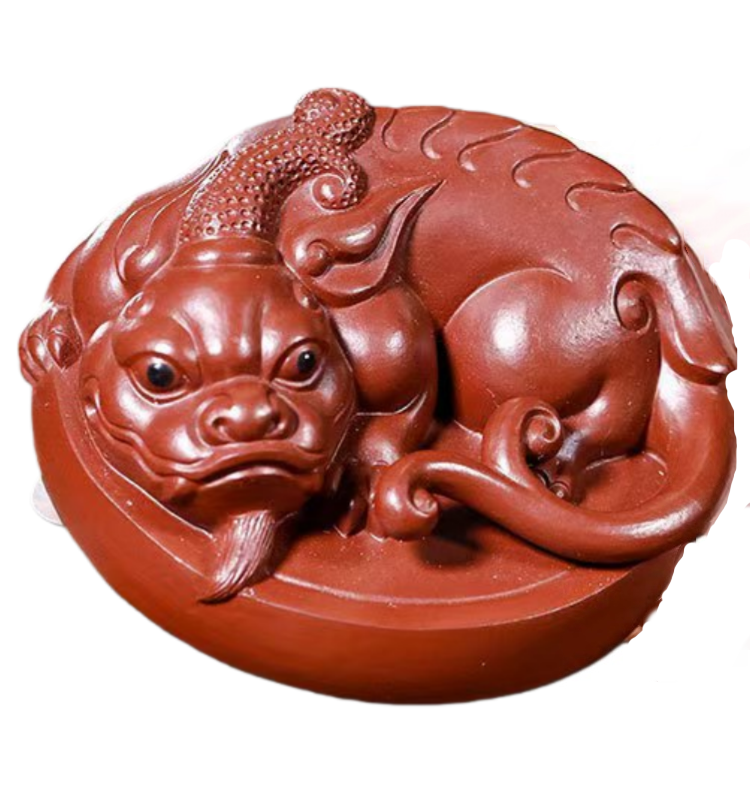 紫砂貔貅茶寵 茶具擺件Purple Clay Pixiu Tea Pet Tea Set Ornament