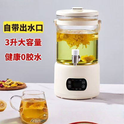 110v养生花茶壶大容量煮茶烧水炖燕窝参茸做花果茶酵素3L
