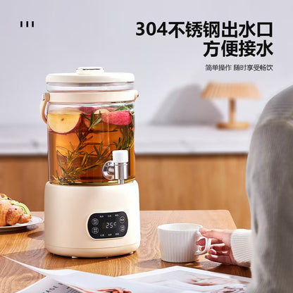 110v养生花茶壶大容量煮茶烧水炖燕窝参茸做花果茶酵素3L