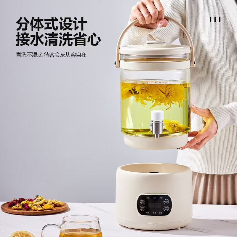 110v养生花茶壶大容量煮茶烧水炖燕窝参茸做花果茶酵素3L