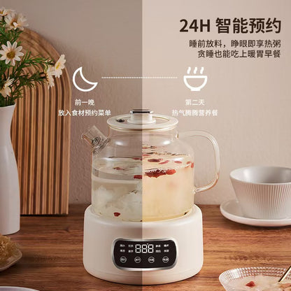 110V花茶壶煮茶器炖煮燕窝银耳玫瑰花茶壶开水壶110V Flower Tea Pot Tea Maker for Steaming Bird's Nest, Silver Ear Fungus, and Rose Tea Pot Kettle