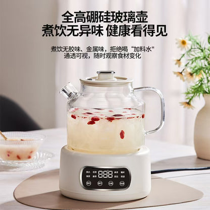 110V花茶壶煮茶器炖煮燕窝银耳玫瑰花茶壶开水壶110V Flower Tea Pot Tea Maker for Steaming Bird's Nest, Silver Ear Fungus, and Rose Tea Pot Kettle