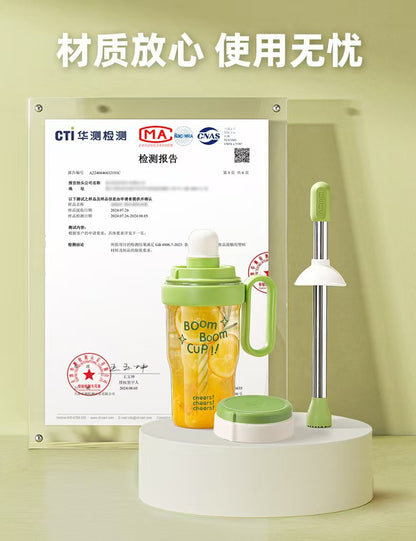 雪克杯手打柠檬茶调酒全套制作制作工具（雪克杯+制冰格+捣冰锤）Shaker Cup Handmade Lemon Tea Mixology Complete Set of Tools (Shaker Cup + Ice Tray + Ice Crusher)