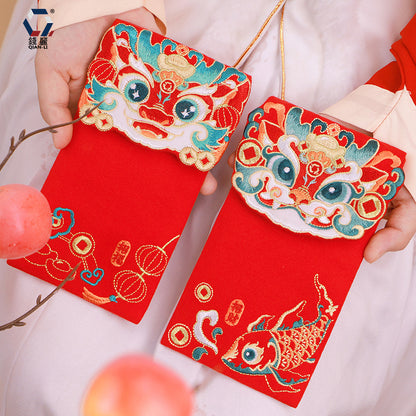 Embroidered New Year Red Envelope