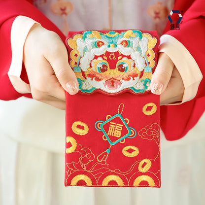 Embroidered New Year Red Envelope