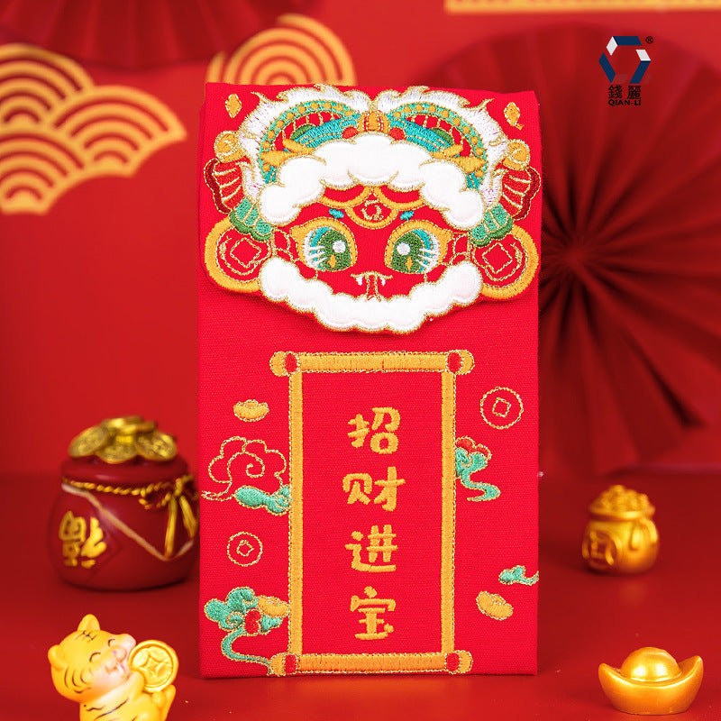Embroidered New Year Red Envelope