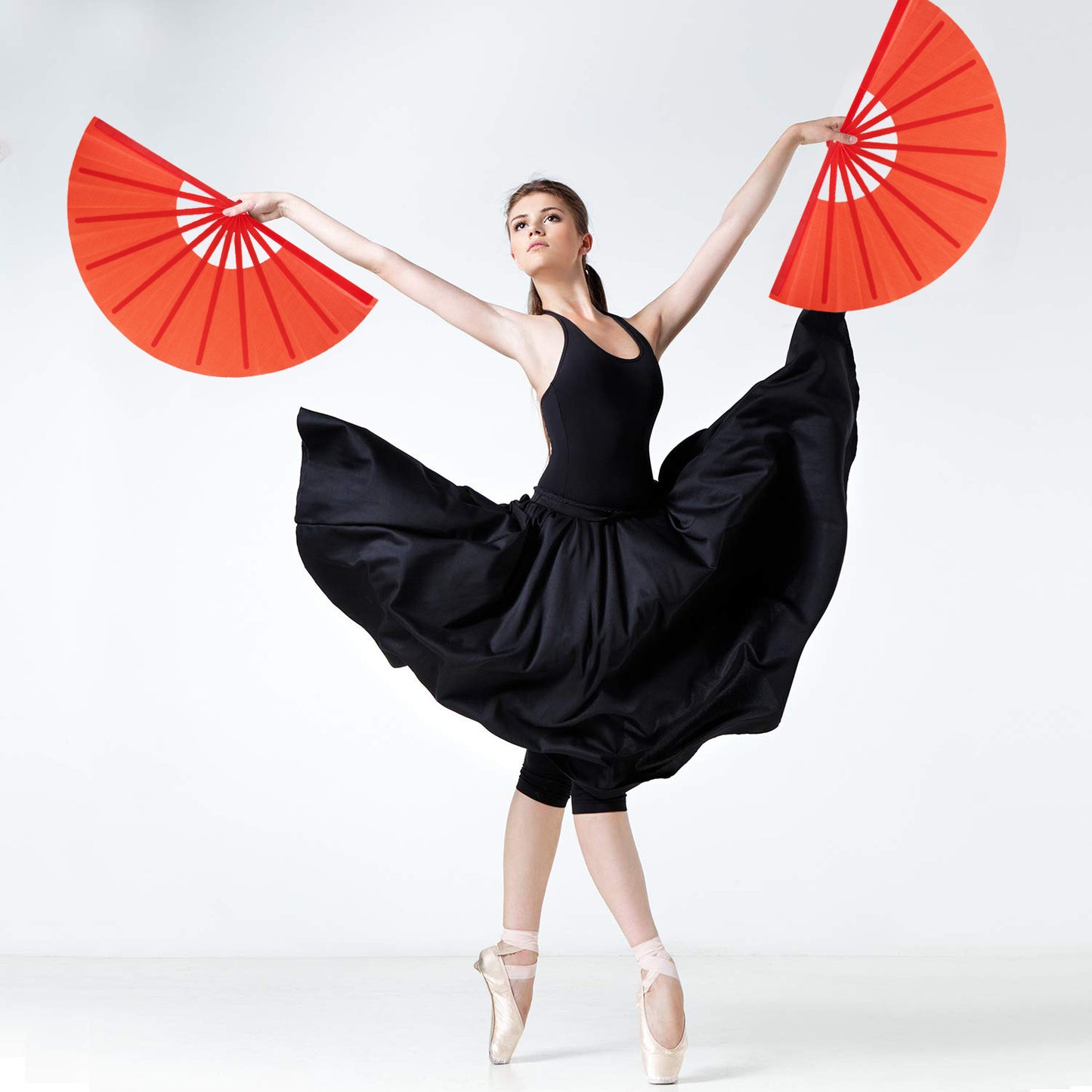 Chinese style 13 inch Tai Chi fan Kung Fu fan