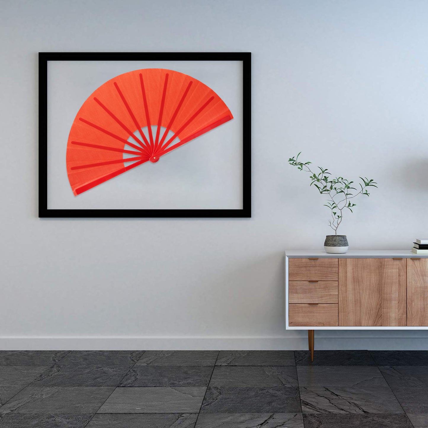 Chinese style 13 inch Tai Chi fan Kung Fu fan