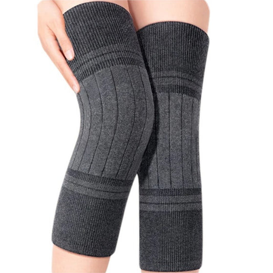 Cashmere knee pads warm old cold legs arthritis fall and winter wool knee calf wind-cold prevention